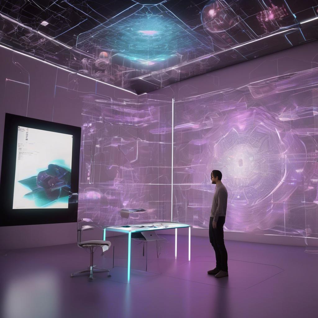 Futuristic Computer Concept
